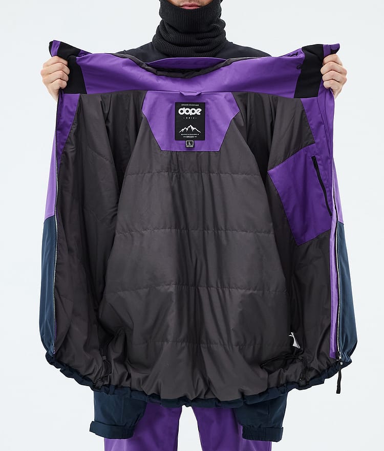Dope Spartan Skijacke Herren Sport Vivid Purple/Atlantic/Dark Blue, Image 8 of 8