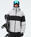 Dope Spartan Snowboardjacke Herren Stripe Light Grey/Black