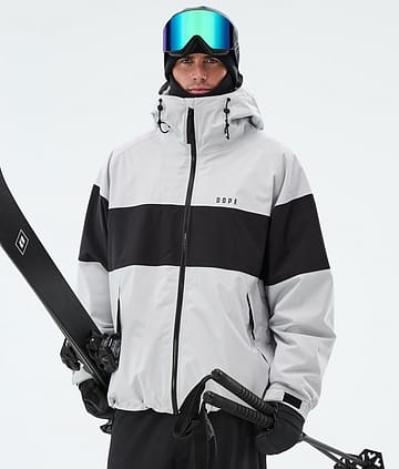 Dope Spartan Skijacke Stripe Light Grey/Black