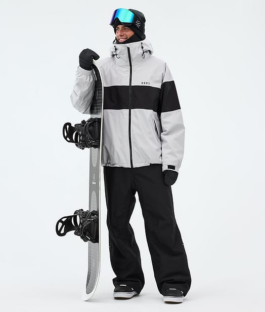 Dope Spartan Snowboard Outfit Light Grey/Black