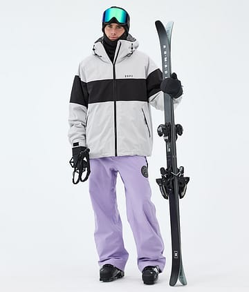 Dope Spartan Ski Outfit Light Grey/Black/Faded Violet