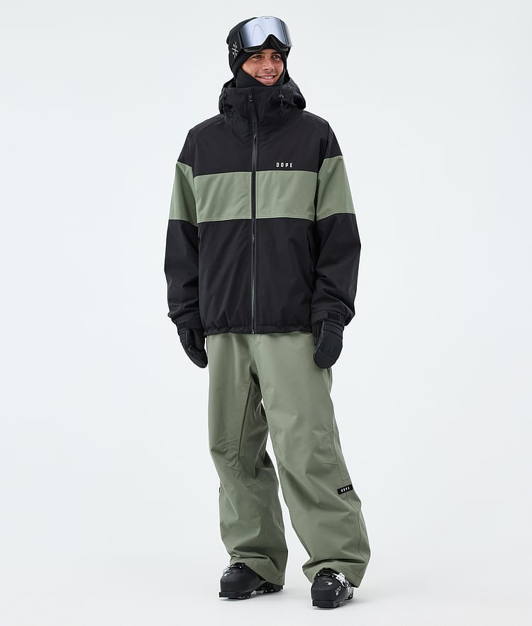 Dope Spartan Skijacke Herren Stripe Black/Moss Green, Image 2 of 8