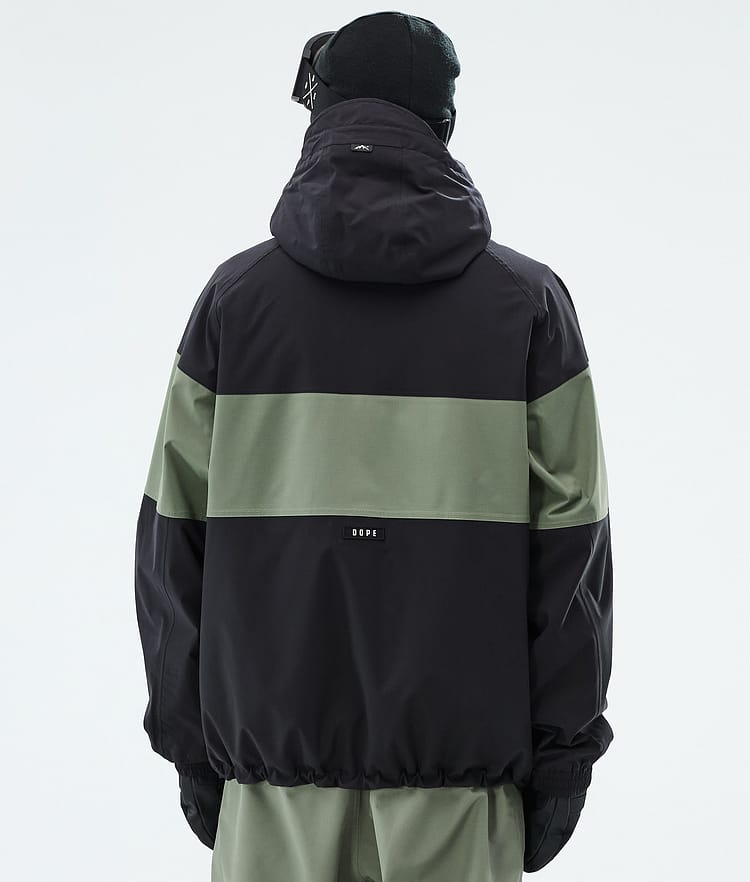 Dope Spartan Skijacke Herren Stripe Black/Moss Green, Image 6 of 8