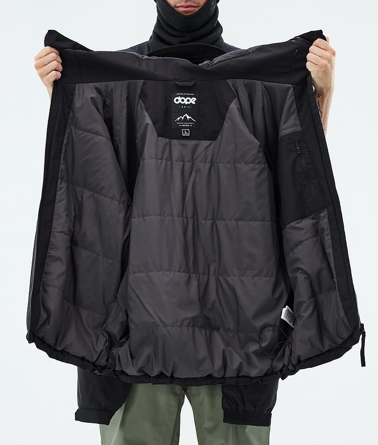 Dope Spartan Skijacke Herren Stripe Black/Moss Green, Image 8 of 8