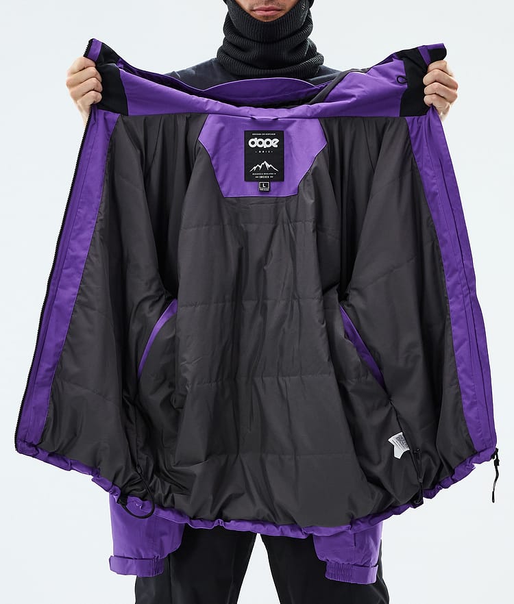 Dope Apex Snowboardjacke Herren Vivid Purple, Image 9 of 9