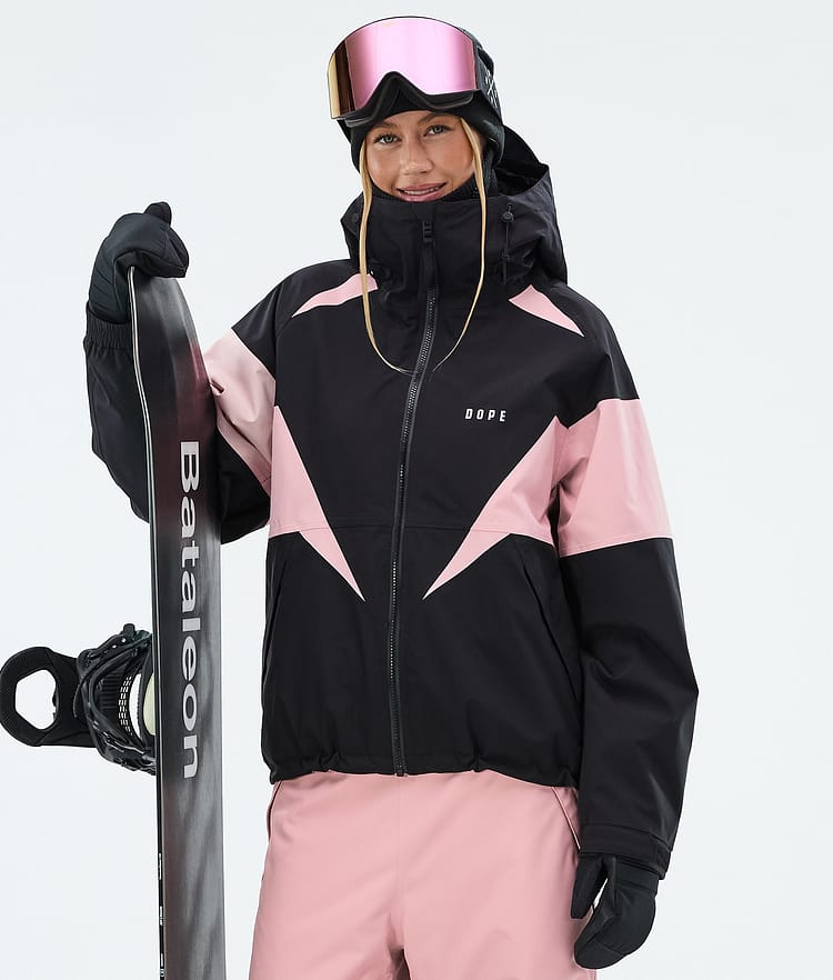 Dope Spartan W Snowboardjacke Damen Spike Black/Soft Pink, Bild 1 von 8