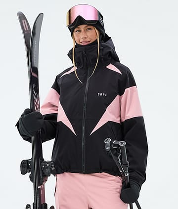 Dope Spartan W Skijacke Spike Black/Soft Pink