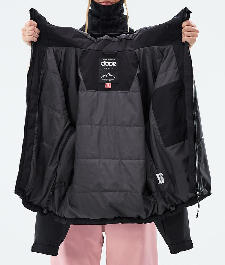 Dope Spartan W Skijacke Damen Spike Black/Soft Pink, Image 8 of 8