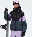 Dope Spartan W Snowboardjacke Damen Sport Black/Faded Violet/Metal Blue