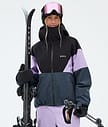 Dope Spartan W Skijacke Damen Sport Black/Faded Violet/Metal Blue