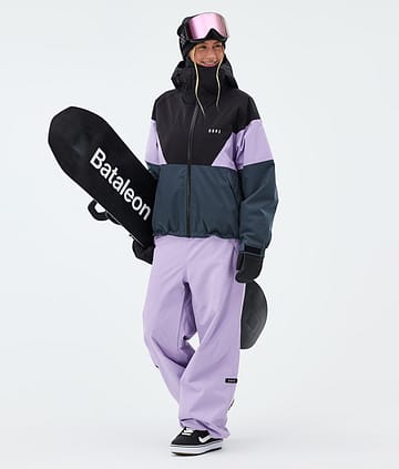 Dope Spartan W Snowboard Outfit Black/Faded Violet/Metal Blue