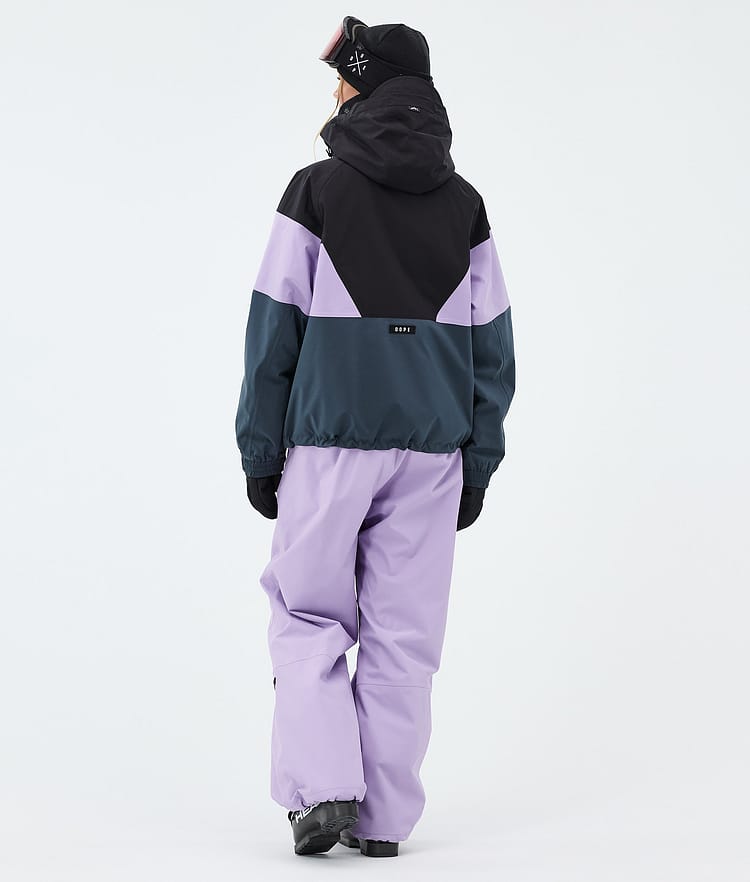 Dope Spartan W Skijacke Damen Sport Black/Faded Violet/Metal Blue, Image 3 of 8
