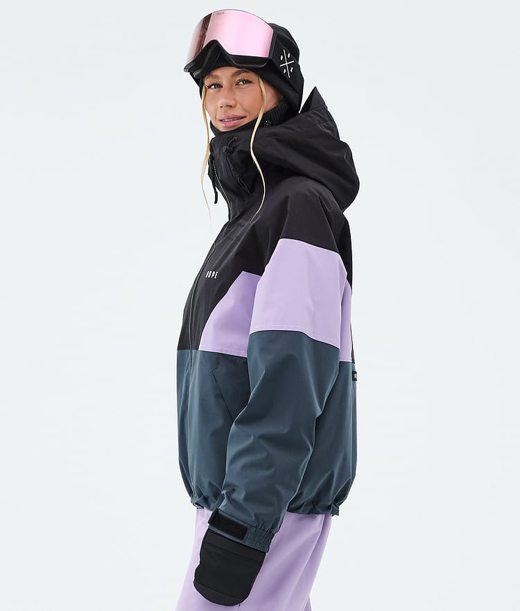 Dope Spartan W Skijacke Damen Sport Black/Faded Violet/Metal Blue, Image 5 of 8
