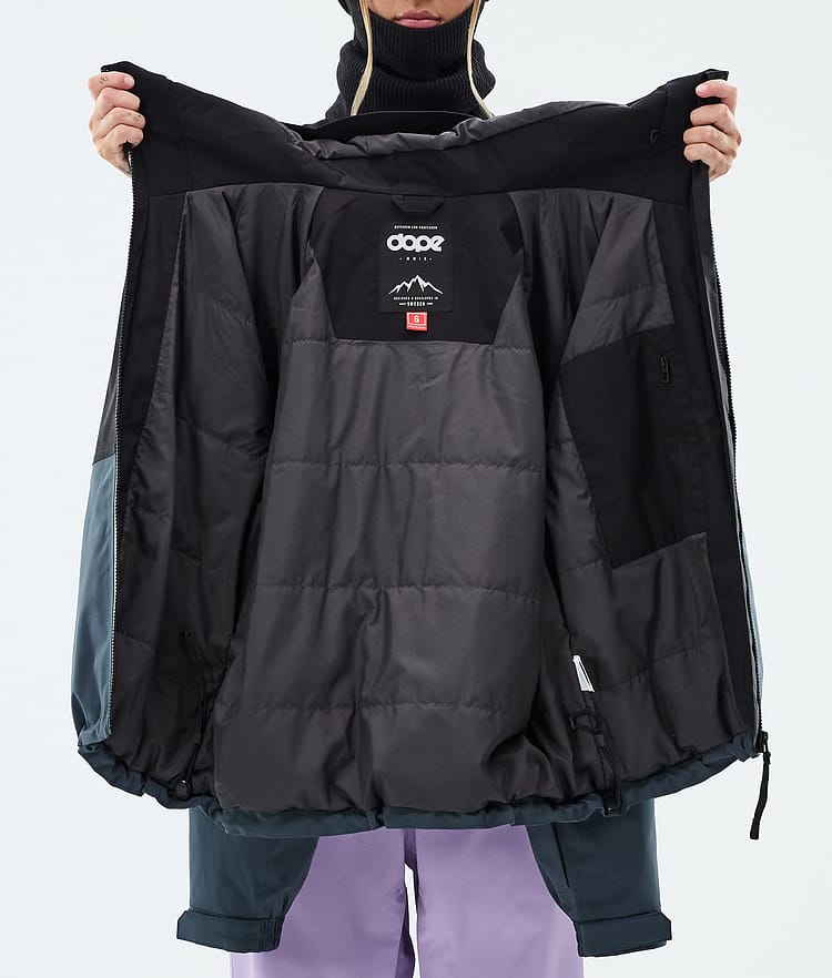 Dope Spartan W Skijacke Damen Sport Black/Faded Violet/Metal Blue, Image 8 of 8