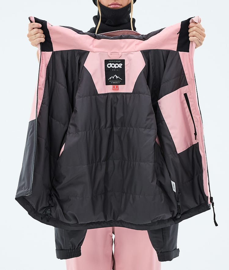 Dope Spartan W Skijacke Damen Sport Soft Pink/Black/Phantom, Image 8 of 8