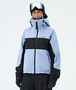 Dope Spartan W Snowboardjacke Damen Stripe Light Blue/Black