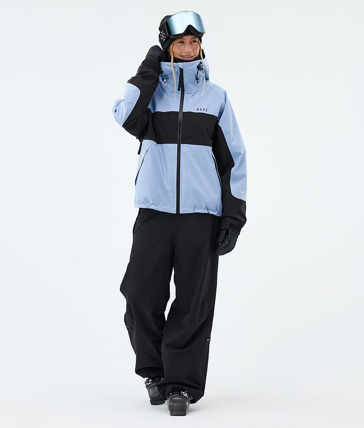 Dope Spartan W Skijacke Damen Stripe Light Blue/Black, Image 2 of 8