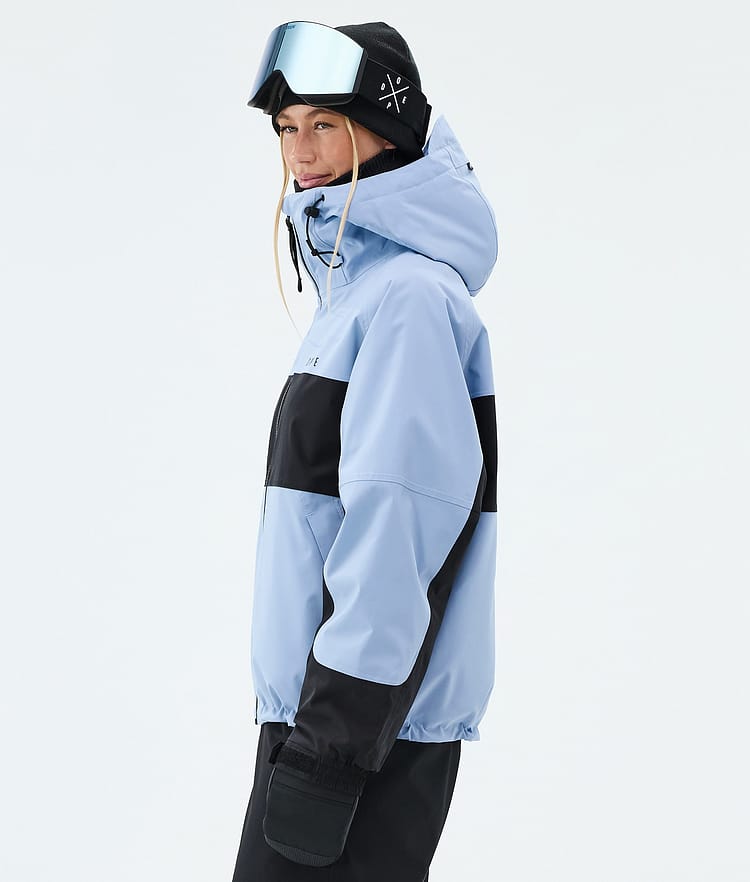 Dope Spartan W Skijacke Damen Stripe Light Blue/Black, Image 5 of 8