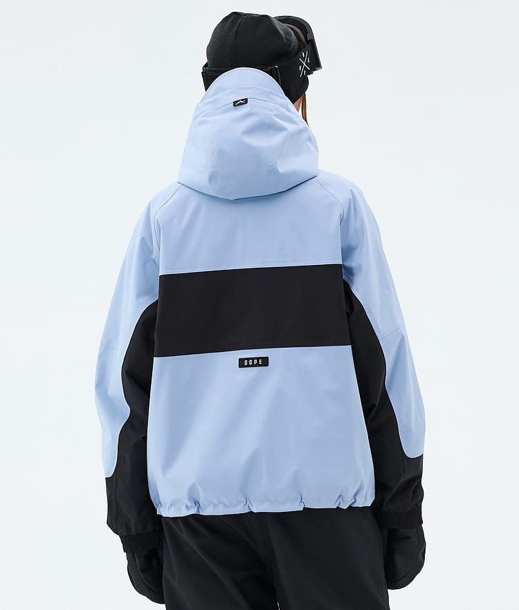 Dope Spartan W Skijacke Damen Stripe Light Blue/Black, Image 6 of 8