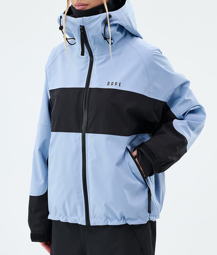 Dope Spartan W Skijacke Damen Stripe Light Blue/Black, Image 7 of 8