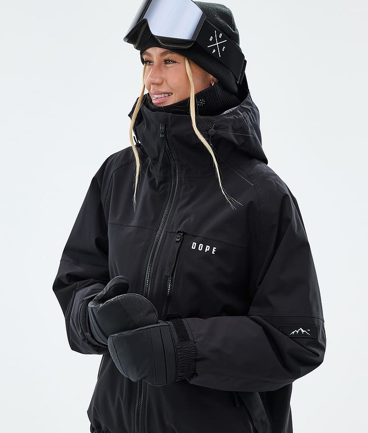 Dope Apex W Snowboardjacke Damen Black, Image 4 of 9