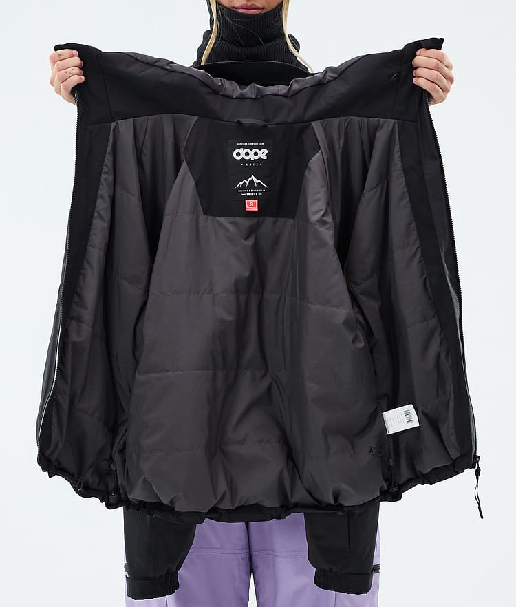 Dope Apex W Snowboardjacke Damen Black, Image 9 of 9