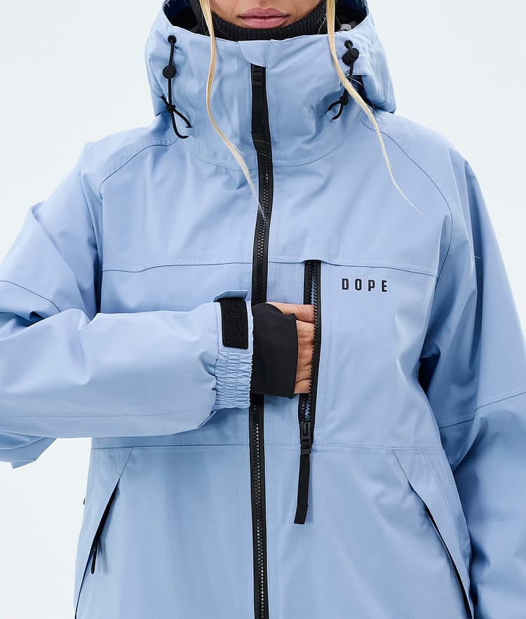 Dope Apex W Skijacke Damen Light Blue, Image 8 of 9