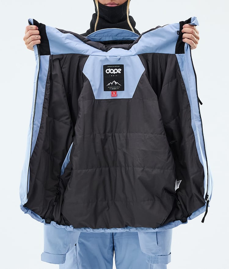 Dope Apex W Skijacke Damen Light Blue, Image 9 of 9