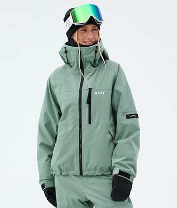 Dope Apex W Skijacke Faded Green