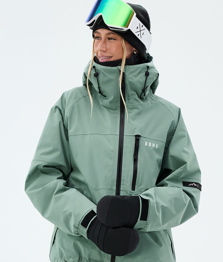 Dope Apex W Snowboardjacke Damen Faded Green, Image 4 of 9