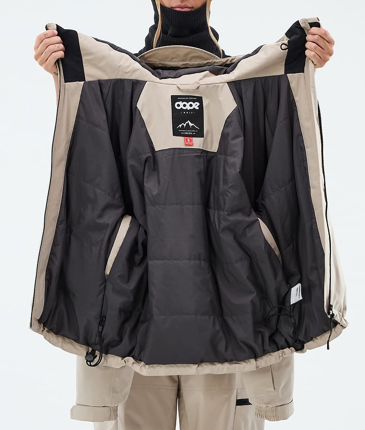 Dope Apex W Snowboardjacke Damen Sand, Image 9 of 9