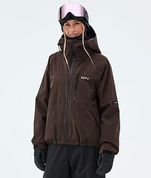 Dope Apex W Skijacke Damen Dark Brown
