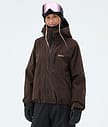 Dope Apex W Snowboardjacke Damen Dark Brown