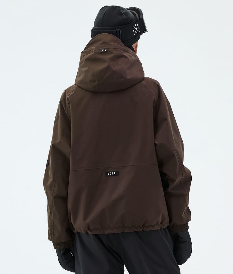 Dope Apex W Skijacke Damen Dark Brown, Image 6 of 9