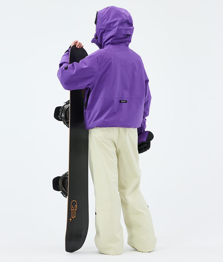Dope Apex W Snowboard Outfit Damen Vivid Purple/Dirty White, Image 2 of 2