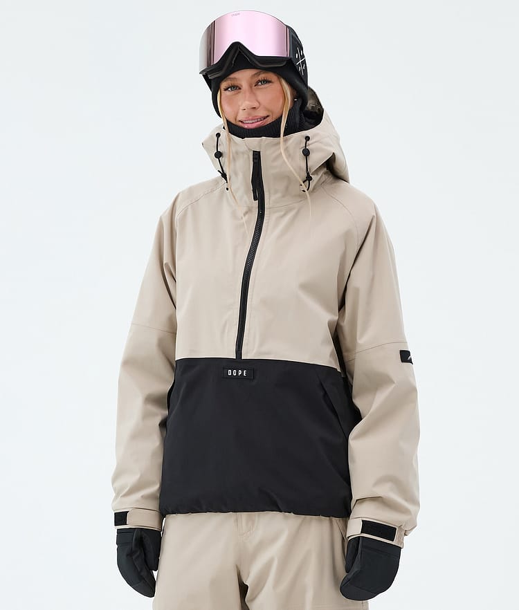Dope Arnok W Skijacke Damen Sand/Black, Image 4 of 8