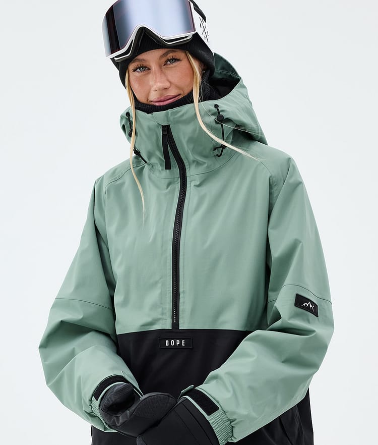 Dope Arnok W Snowboardjacke Damen Faded Green/Black, Image 4 of 8