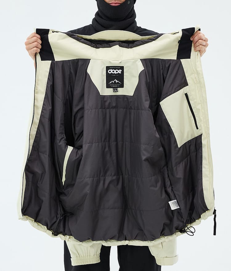 Dope Spartan Snowboardjacke Herren Spike Dirty White/Black, Image 8 of 8