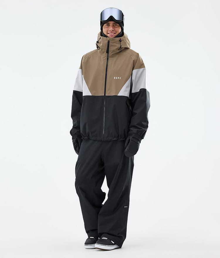 Dope Spartan Snowboardjacke Herren Sport Stone/Light Grey/Black, Image 2 of 9