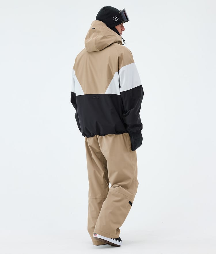 Dope Spartan Snowboardjacke Herren Sport Stone/Light Grey/Black, Image 4 of 9