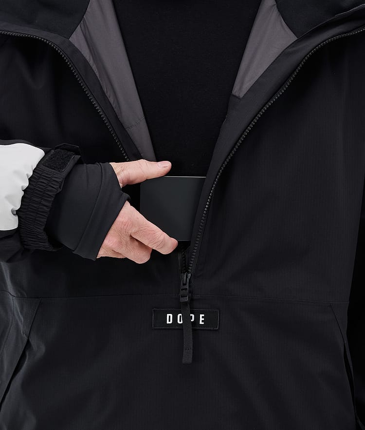 Dope Arnok Snowboardjacke Herren Track Black/Light Grey, Image 8 of 8