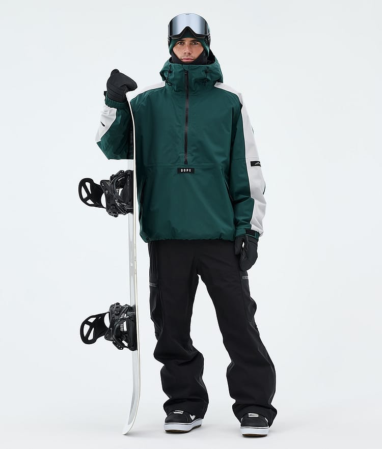 Dope Arnok Snowboardjacke Herren Track Bottle Green/Light Grey, Image 2 of 8