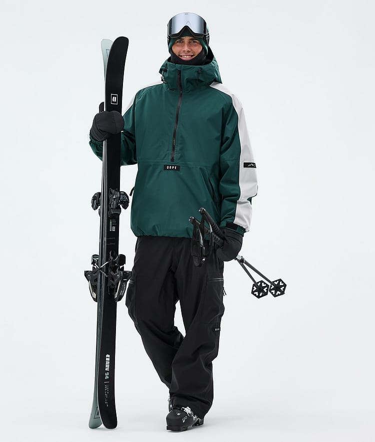 Dope Arnok Skijacke Herren Track Bottle Green/Light Grey, Image 2 of 8