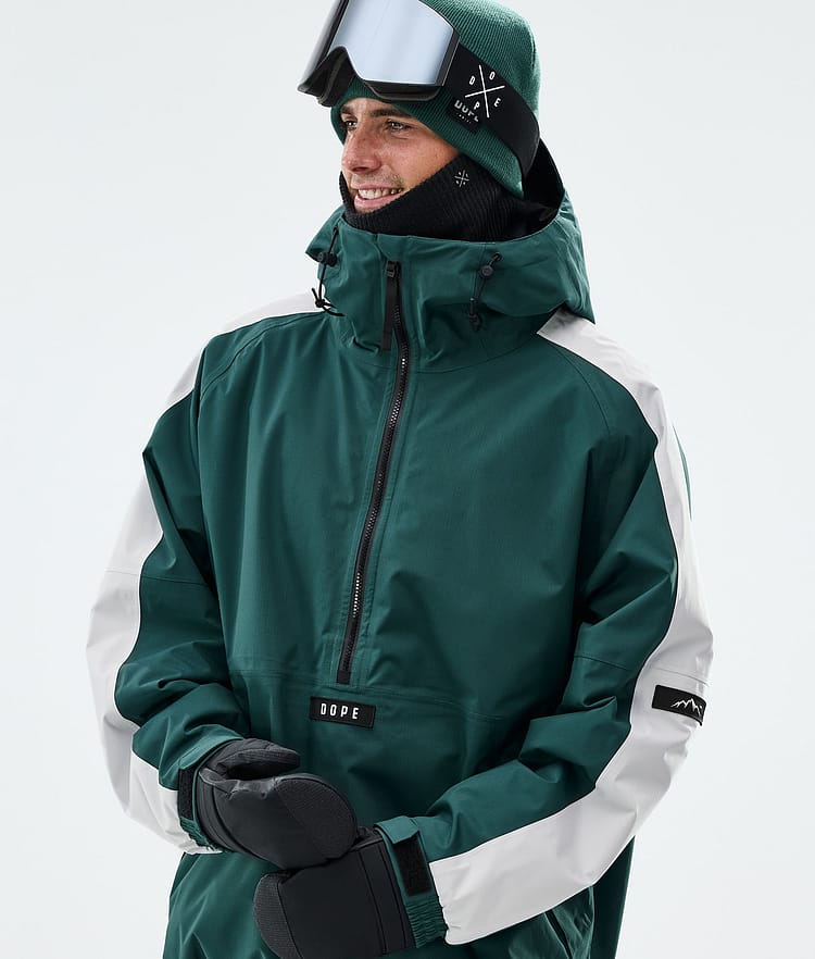 Dope Arnok Skijacke Herren Track Bottle Green/Light Grey, Image 4 of 8