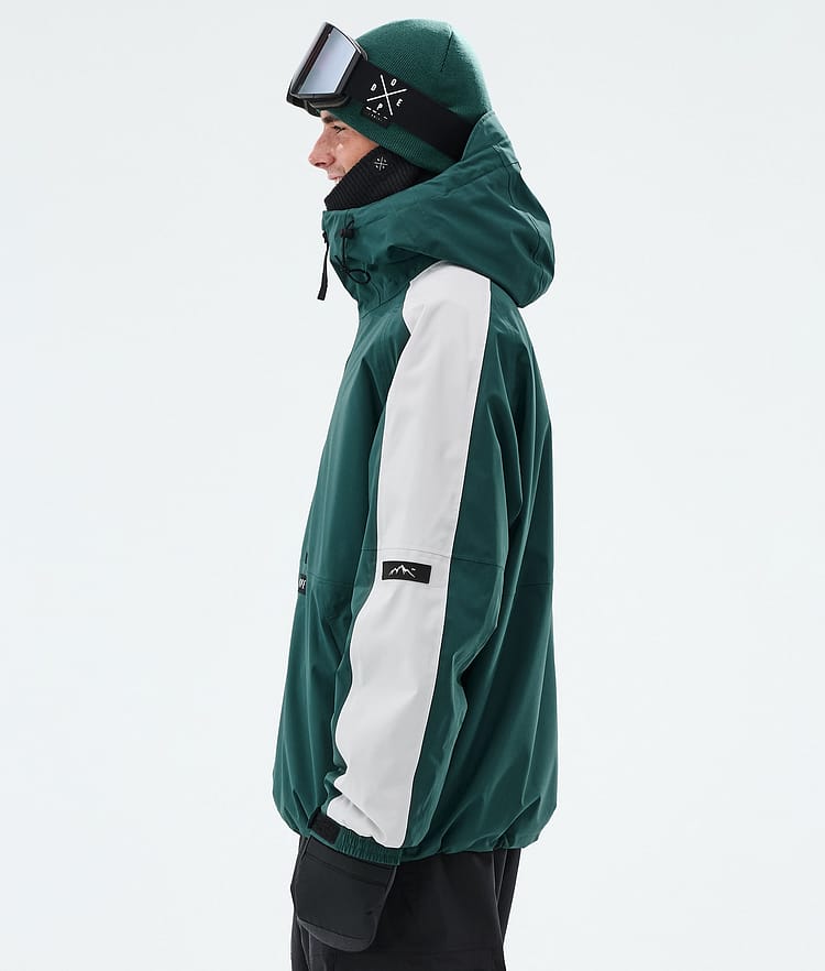Dope Arnok Skijacke Herren Track Bottle Green/Light Grey, Image 5 of 8