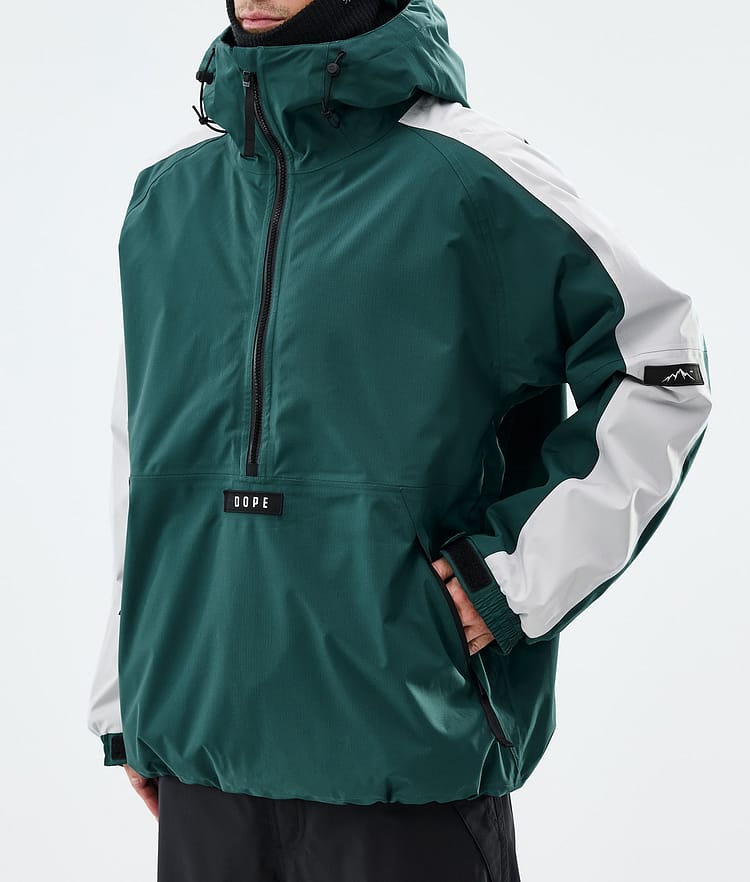 Dope Arnok Skijacke Herren Track Bottle Green/Light Grey, Image 7 of 8