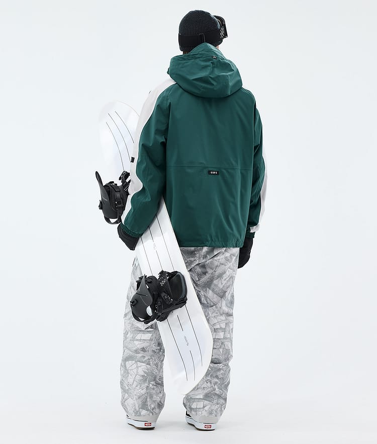 Dope Arnok Snowboard Outfit Herren Bottle Green/Light Grey/Fakewood, Image 2 of 2