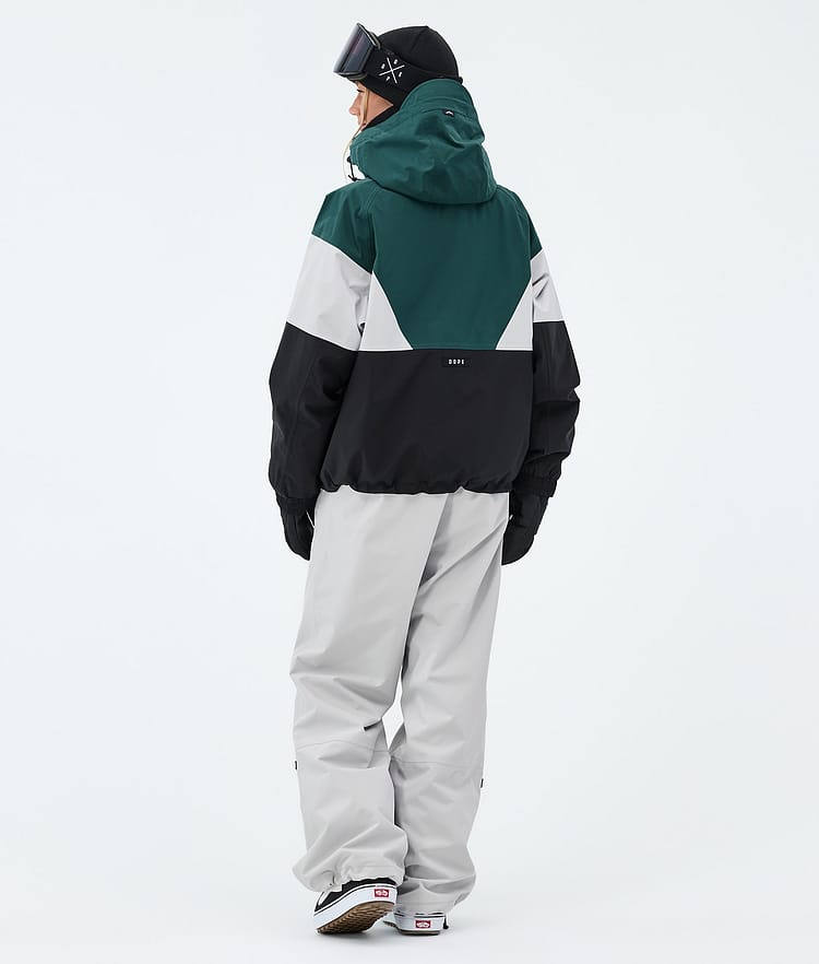 Dope Spartan W Snowboard Outfit Damen Bottle Green/Light Grey/Black, Image 2 of 2