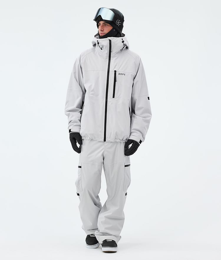 Dope Apex Snowboardjacke Herren Light Grey, Image 2 of 9