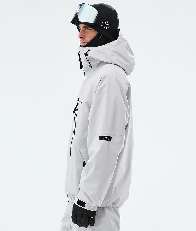 Dope Apex Snowboardjacke Herren Light Grey, Image 5 of 9